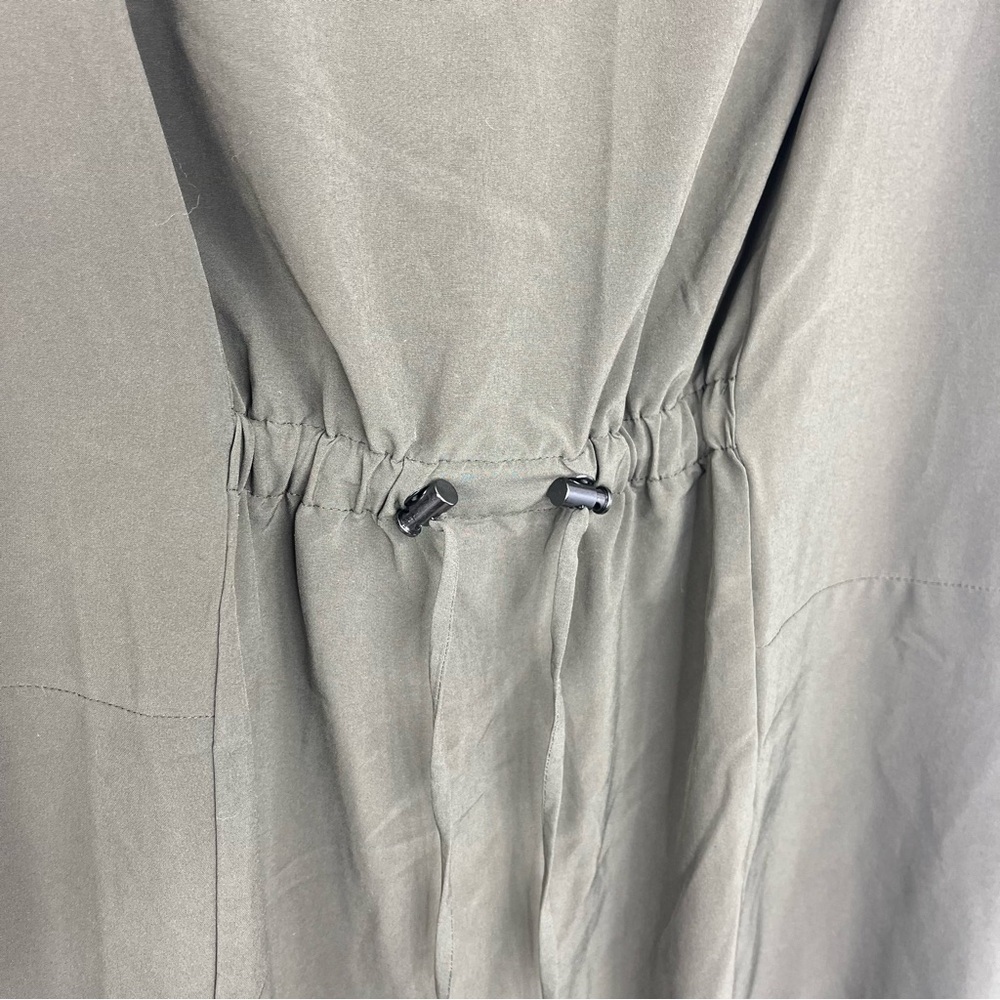 J. Jill Fit Size XL Olive Green Gathered Performance Stretch Active Dress N2 - Picture 2 of 7